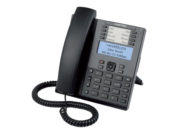 Mitel 80C00001AAA-A - IP Phone - Nero - Cornetta cablata - Utente - 9 linee - LCD