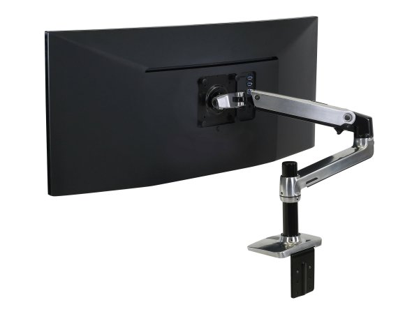 Ergotron LX Desk Mount LCD Arm - Befestigungskit (Gelenkarm, Spannbefestigung für Tisch, Erweiterung