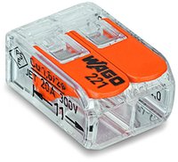 WAGO 221-412 - Cage Clamp - Arancione - Trasparente - 450 V - 32 A - 1,6 g - 13,1 mm