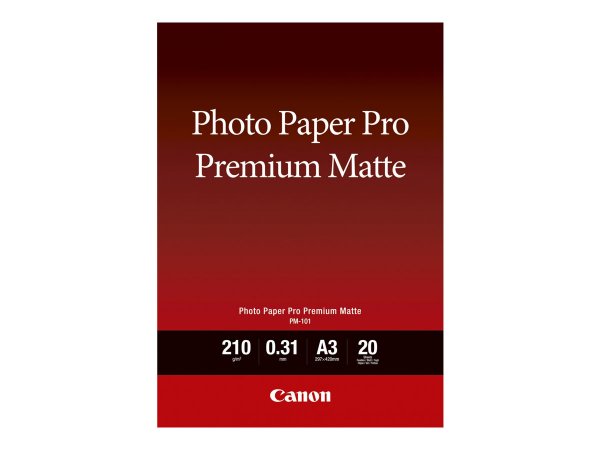 Canon Carta fotografica Premium Matte PM-101 A3 - 20 fogli - A3 - 20 fogli