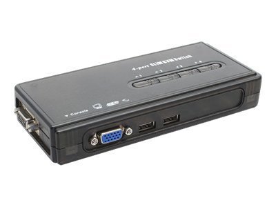 InLine KVM Switch - 4 porte - USB VGA - Kit cavi inclusi