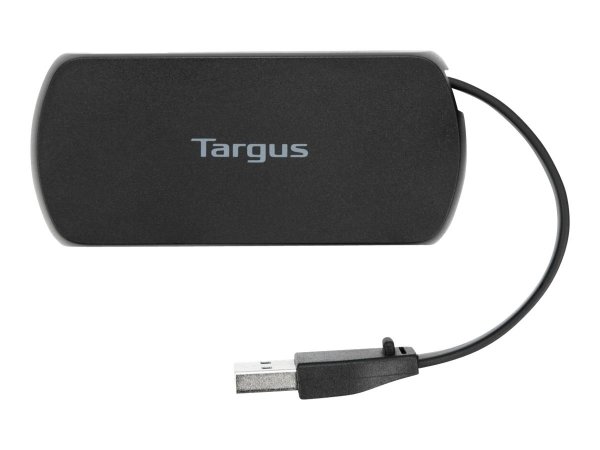 Targus 4-Port USB Hub - USB 2.0 - USB 2.0 - 480 Mbit/s - Nero - Plastica - Cina