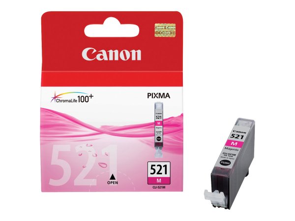 Canon Cartuccia d'inchiostro magenta CLI-521M - Inchiostro a base di pigmento - 1 pz