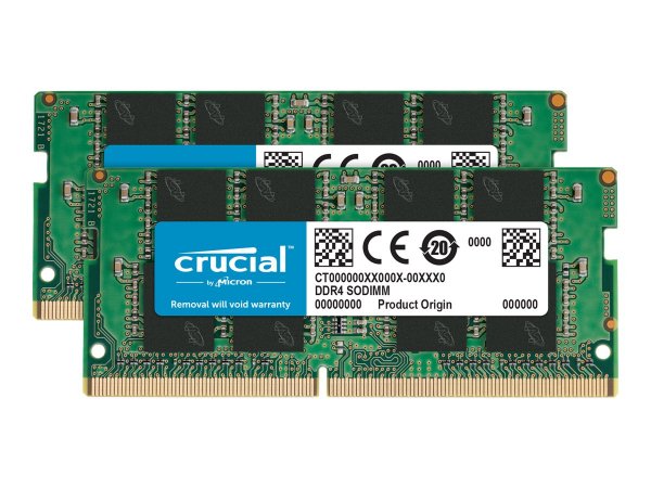 Crucial DDR4 - kit - 16 GB: 2 x 8 GB - SO DIMM 260-PIN