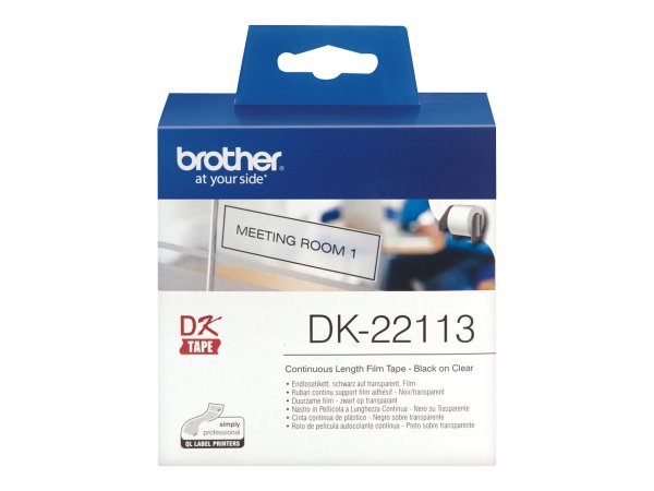 Brother DK-22113 - Clear - Roll (6.2 cm x 15.2 m) film