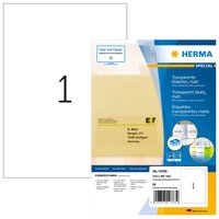 HERMA 10783 - Etichetta fustellata - 21 cm - 29,7 cm - 1 pz