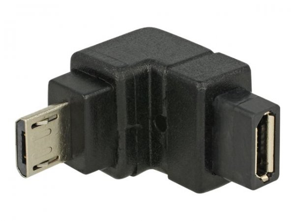 Delock USB2.0Micro-B/USB2.0Micro-B - USB 2.0 Micro-B - USB 2.0 Micro-B - Nero