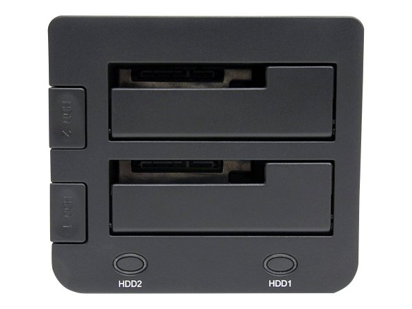 StarTech.com Docking Station USB 3.0 per doppio Hard Disk SSD / SATA da 2.5" / 3.5" con UASP - HDD -