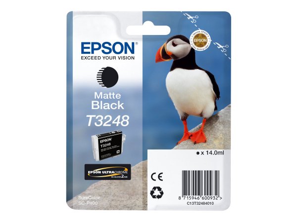 Epson T3248 Matte Black - Inchiostro a base di pigmento - 14 ml - 650 pagine - 1 pz