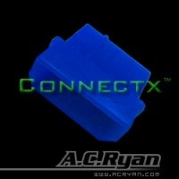 A.C.Ryan Connectx™ Molex 4pin Male - UVBlue 100x - Molex 4pin Male - Blau - 100 Stück(e)