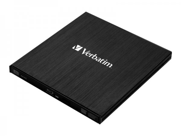 Verbatim External Slimline - Nero - Fessura - Desktop/Notebook - Blu-Ray RW - USB 3.2 Gen 1 (3.1 Gen