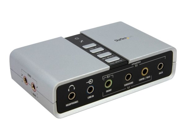 StarTech.com Scheda audio esterna adattatore audio USB 7.1 con audio digitale SPDIF - 7.1 canali - 1