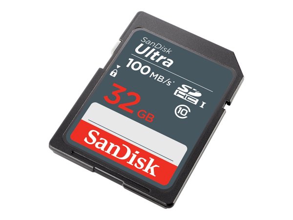 SanDisk Ultra 32GB SDHC Mem Card 100MB/s - 32 GB - SDHC - Classe 10 - UHS-I - 100 MB/s - Class 1 (U1