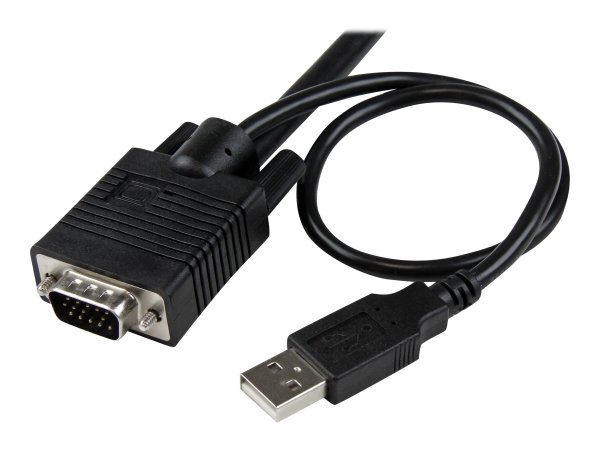 StarTech.com Switch Commutatore KVM USB VGA a 2 porte - Alimentato via USB con pulsante di commutazi