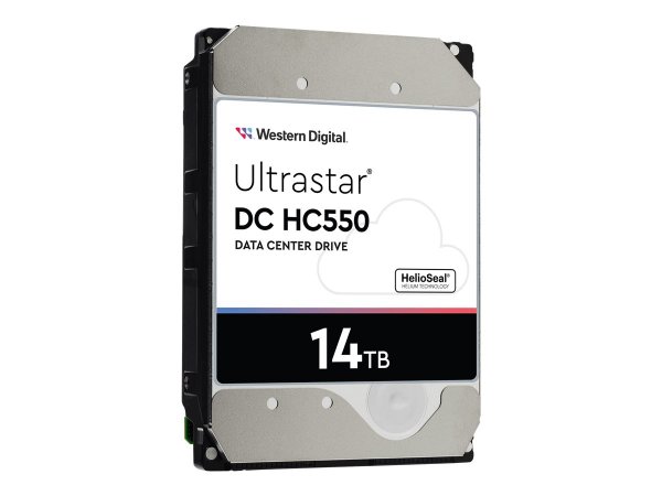 WD Ultrastar DC HC550 WUH721814AL5204 - Festplatte - 14 TB - intern - 3.5" 8.9 - Disco a stato solid