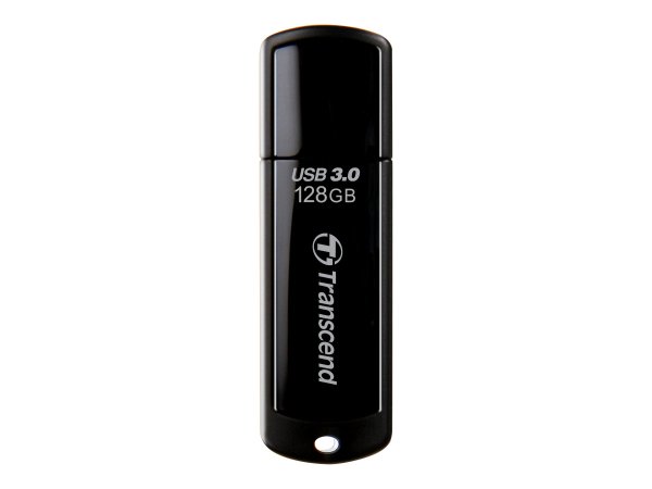 Transcend JetFlash 700 - 128 GB - USB tipo A - 3.2 Gen 1 (3.1 Gen 1) - Cuffia - 8,5 g - Nero