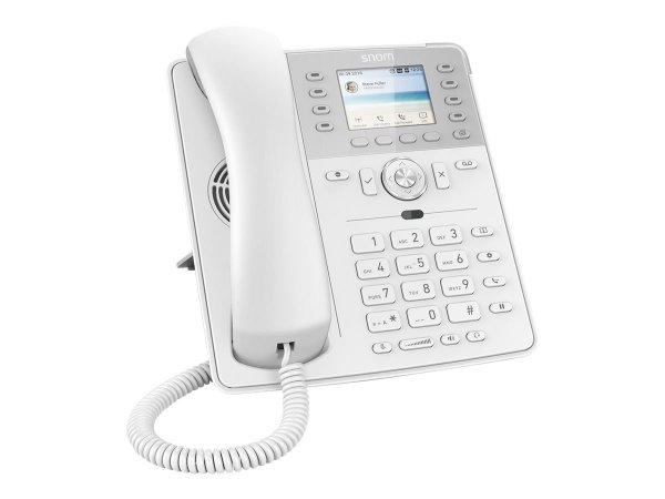Snom D735 - IP Phone - Bianco - Cornetta cablata - In-band - Out-of band - Info SIP - 1000 voci - Su