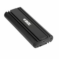 iBOX HD-07 - Box esterno SSD - M.2 - M.2 - 10 Gbit/s - Collegamento del dispositivo USB - Nero