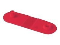 Zebra Clips for use with QuickClip Wristbands - Rosso - 275 pz