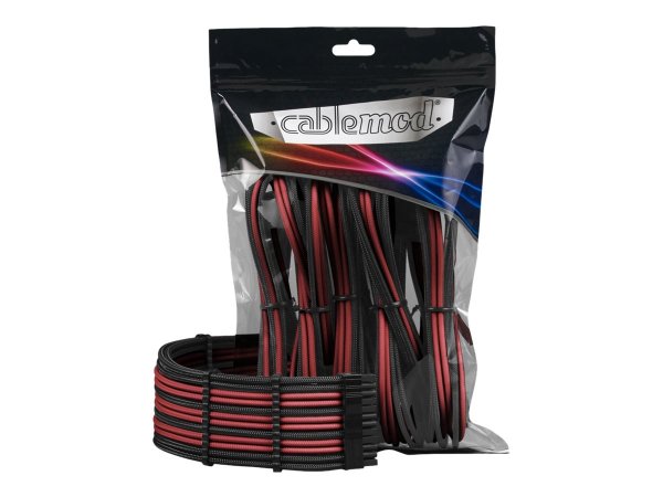 cablemod CM-PCAB-BKIT-NKKBR-3PK-R - Nero - Rosso - 250 mm - 170 mm - 50 mm - 516 g - Blister