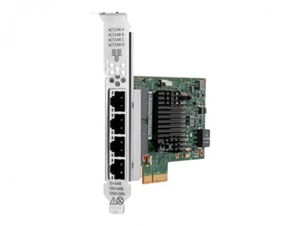 HPE Ethernet 1Gb 4-port BASE-T I350-T4 - Interno - Cablato - PCI Express - Ethernet - 1000 Mbit/s