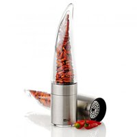 AdHoc Pepe - Acrylic,Stainless steel - Pepper - Stainless steel,Transparent - 205 mm - 4.5 cm