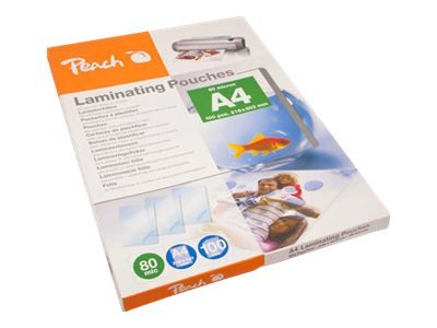 Peach PP580-02 - Trasparente - Lucido - A4 - 0,8 mm - 100 pz