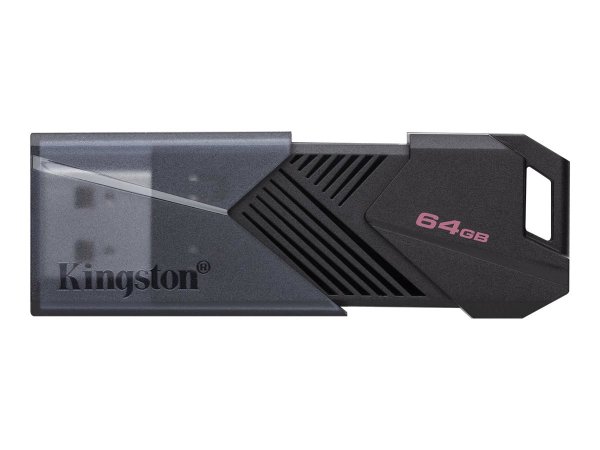 Kingston DataTraveler Exodia Onyx - 64 GB - USB tipo A - 3.2 Gen 1 (3.1 Gen 1) - Cuffia - 8 g - Nero