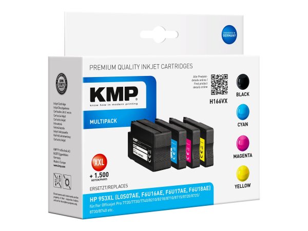 KMP 1747,4005 - Resa elevata (XL) - Inchiostro colorato - 55 ml - 90 ml - 2300 pagine - Confezione m