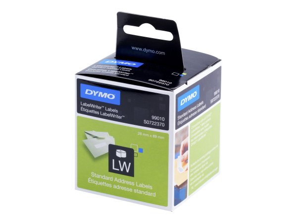 Dymo LW - Etichette indirizzi standard - 28 x 89 mm - S0722370 - Bianco - Etichetta per stampante au