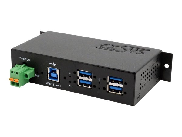Exsys EX-1185HMVS-2 - Hub - 4 x USB 3.2 Gen 1