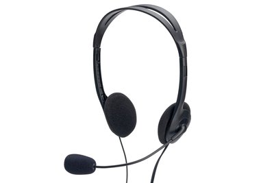 ednet. Headset - Cuffia - Chiamate e musica - Nero - Stereofonico - 1,8 m - Cablato