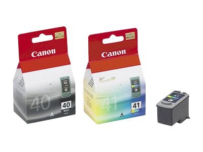 Canon PG-40 / CL-41 Multi Pack - 2er-Pack - Schwarz, Farbe (Cyan, Magenta, Gelb)