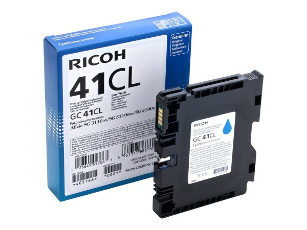 Ricoh GC 41CL - Low Yield - Cyan - Original - Tintenpatrone