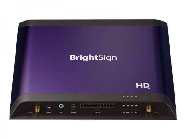 BrightSign HD1025 - Nero - Porpora - M2TS - MKV - MOV - MP4 - TS - VOB - BMP - JPEG - PNG - H.264 -
