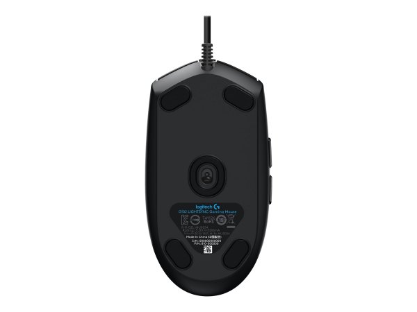 Logitech G G102 Gaming Mouse - USB tipo A - 8000 DPI - 1 ms - Nero