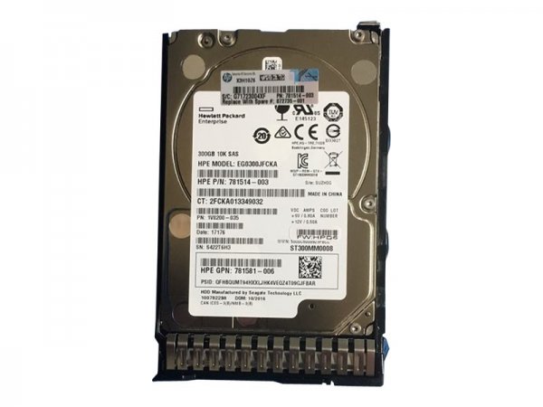 HPE 872735-001 - 2.5" - 300 GB - 10000 Giri/min