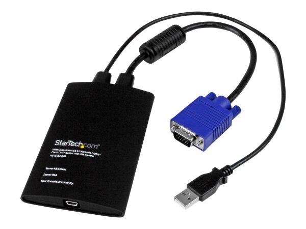 StarTech.com Adattatore Crash Cart portatile console KVM a USB 2.0 del laptop con trasferimento di f