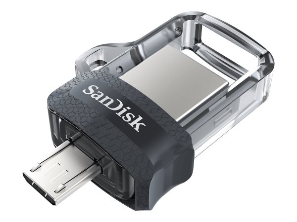 SanDisk Ultra Dual m3.0 - 128 GB - USB Type-A / Micro-USB - 3.2 Gen 1 (3.1 Gen 1) - Lamina di scorri