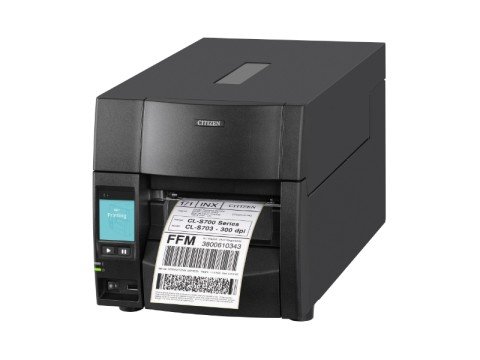 Citizen CL-S700III Printer Black USB LAN - Stampanti etichetta/label