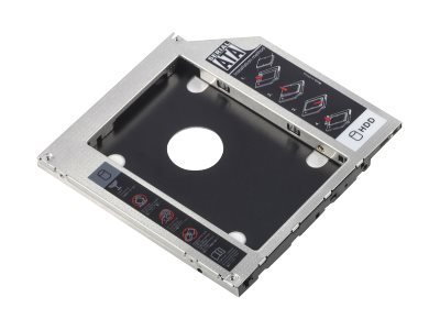DIGITUS Telaio di installazione per alloggiamenti unità CD/DVD/Blu-ray - SATA su SATA III - altezza