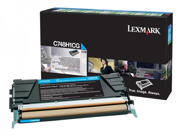 Lexmark C748H1CG - 10000 pagine - Ciano - 1 pz