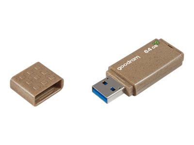 GoodRam UME3 Eco Friendly - 64 GB - USB tipo A - 3.2 Gen 1 (3.1 Gen 1) - 60 MB/s - Cuffia - Marrone