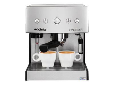 Magimix Expresso Automatic - Macchina per espresso - 1,8 L - Cialde caffè - Caffè macinato - 1260 W