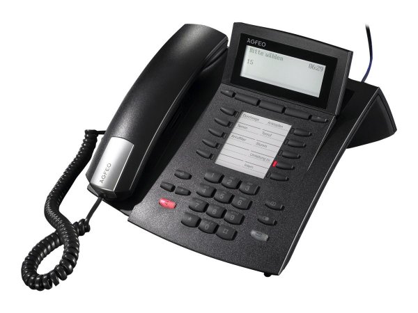 AGFEO ST 42 - Telefono analogico - 1000 voci - Identificatore di chiamata - Nero