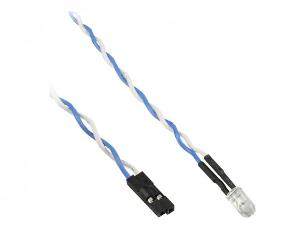 InLine HDD/LED di alimentazione per collegamento scheda madre - blu - 5 mm - 0,8 m