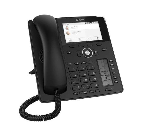 Snom D785N - IP Phone - Nero - Cornetta cablata - In-band - Out-of band - Info SIP - 12 linee - 1000