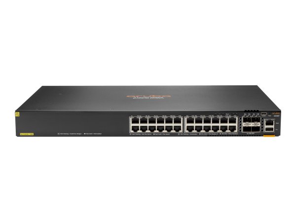 HPE CX 6200F 24G Class-4 PoE 4SFP+ 370W - Gestito - L3 - Gigabit Ethernet (10/100/1000) - Supporto P