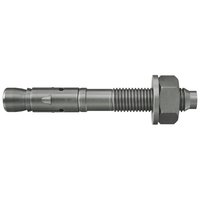fischer FAZ II 10/10 K A4 - Screw hook & wall plug kit - Steel - Black - 1 cm - 6.5 cm - 7.5 cm