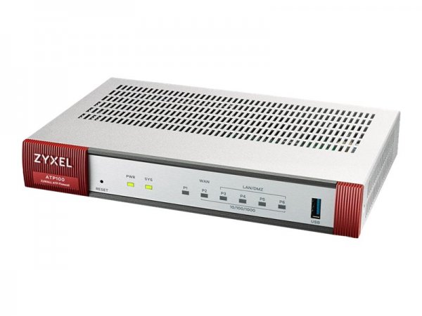 ZyXEL Router Firewall ATP100 V2 inkl. 1 J. Security GOLD Pac - Firewall - 1000 Mbps